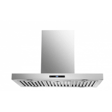 860 CFM 36 Inch Wide Island Range Hood with Touch Sensitive Controls