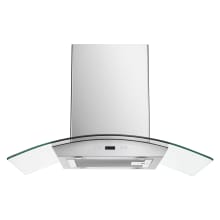 900 CFM 36 Inch Wide Island Mounted Range Hood with Halogen Lighting from the 218 Collection