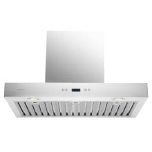 900 CFM 30 Inch Wide Stainless Steel Wall Mounted Range Hood with 900 CFM and Touch Sensitive LED Control Panel from the Dante Collection