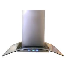 900 CFM 30 Inch Wide Island Range Hood with Touch Screen Controls and Halogen Lights