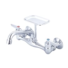 Central Brass 1.5 GPM Wall Mounted Bridge Kitchen Faucet