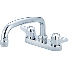 1.5 GPM Deck Mounted Laundry Faucet with 8" Swivel Spout and Lever Handles