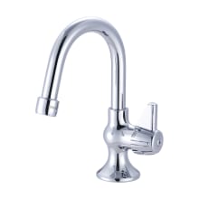 1.5 GPM Single Handle Bar Faucet with 4-5/16" Fixed Gooseneck Spout
