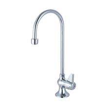 1.5 GPM Single Handle Bar Faucet with 4-11/16" Fixed Gooseneck Spout