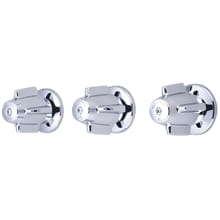 Triple Handle Valve Trim Only with Knob Handles with 11" Centers