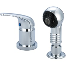 2.0 GPM Single Handle Shampoo Faucet with Pull-Out Spray Head