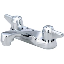 1.2 GPM Double Handle Bathroom Faucet with Lever Handles