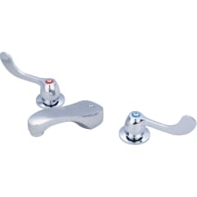 1.2 GPM Double Handle Bathroom Faucet with Wrist Blade Handles