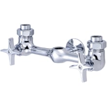 Double Handle Valve Trim Only with 8" Centers and Cross Handles