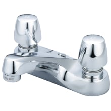 1.5 GPM Double Handle Slow-Close Bathroom Faucet