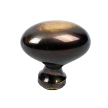 Plymouth 1-3/8 Inch Oval Cabinet Knob