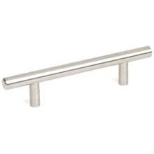 Stainless 3-3/4 Inch Center to Center Bar Cabinet Pull