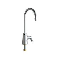 Commercial Grade Single Hole Cold Water Kitchen Faucet with Lever Handle