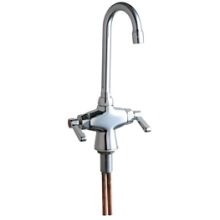 Commercial Grade Single Hole Laundry / Service Faucet with Lever Handles