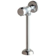 Angle Urinal Valve with Push Button Handle, Loose Wall Flange and Escutcheon Deck Assembly