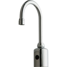 HyTronic Gooseneck 0.5 GPM Single Hole Metering Faucet - Includes Optional 1.5 PGM Insert