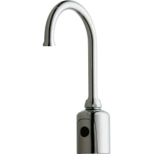 HyTronic Gooseneck 1.5 GPM Single Hole Metering Faucet - Includes Dual Beam Infrared Sensor