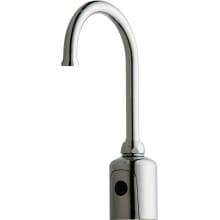 HyTronic Gooseneck 1.5 GPM Single Hole Metering Faucet with Dual Supply