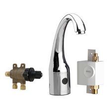 Single Hole Metering Faucet with Electronic Sensor and Automatic Shut-Off