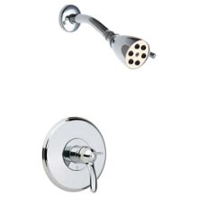 2.5 GPM Shower Trim Package with Lever Handle and Single Function Shower Head Less Valve