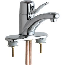 Centerset Bathroom Faucet with 4" Faucet Centers and Lever Handle