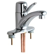 Centerset Bathroom Faucet with 4" Faucet Centers and Lever Handle