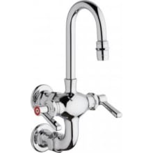 Wall Mounted 1.5 GPM Utility / Service Faucet with Lever Handles