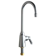 Commercial Grade Single Hole Kitchen Faucet with Lever Handle