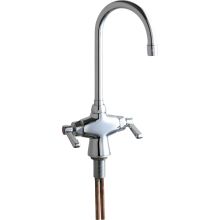 Commercial Grade Single Hole Kitchen Faucet with Lever Handles