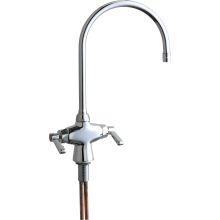 Commercial Grade Single Hole Kitchen Faucet with Lever Handles
