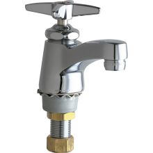 Single Supply Hot Water Basin Faucet with Cross Handle - Single Hole Installation