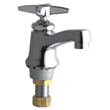 Single Supply Hot Water Basin Faucet with Cross Handle - Single Hole Installation