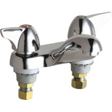 Centerset Bathroom Faucet with 4" Faucet Centers and Lever Handles