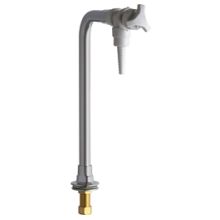Single Hole Lab Faucet with Plastic Cross Handle and Vacuum Breaker Spout
