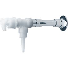 Wall Mounted Lab Faucet with Plastic Cross Handle and Vacuum Breaker Spout