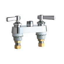 Deck Mounted Laundry / Service Sink Faucet with Lever Handles - Less Spout