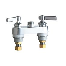 Commercial Grade Centerset Bathroom Faucet with Lever Handles - Less Spout