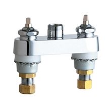 Commercial Grade Centerset Bathroom Faucet with 4" Faucet Centers - Less Spout and Handles