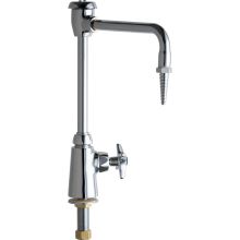 Single Hole Lab Faucet with Cross Handle and High Arch Vacuum Breaker Spout