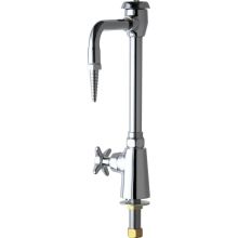 Single Hole Lab Faucet with Cross Handle and High Arch Vacuum Breaker Spout