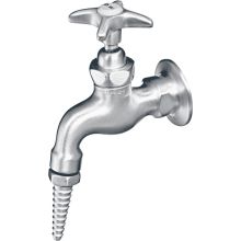 Laboratory Distilled Water Faucet with Removable Serrated Nozzle Outlet with Metal Cross Handle