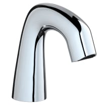 EQ Curved 0.5 GPM Single Hole Bathroom Faucet - Includes Batteries