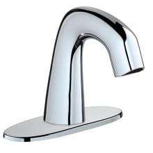 EQ Curved 0.5 GPM Centerset Bathroom Faucet - Includes Plug In Transformer