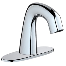 EQ Curved 0.5 GPM Centerset Bathroom Faucet with 4" Fixed Centers