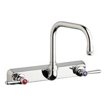 Commercial Grade Centerset Laundry / Service Faucet with Lever Handles - 8" Faucet Centers