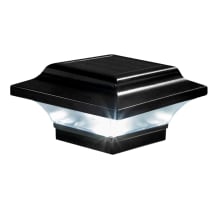 Imperial 4-3/4" Wide LED Solar Post Cap Light that fits Various Small Post Sizes