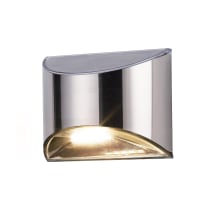 Solar Powered 4" Wide LED Outdoor Deck & Wall Light