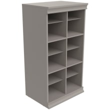 Modular Closet System Adjustable Divided Shelf Unit