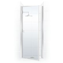 Legend Series 24" x 64" Framed Hinge Shower Door with Clear Glass