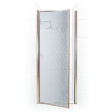 Legend Series 24" x 64" Framed Hinge Shower Door with Obscure Glass